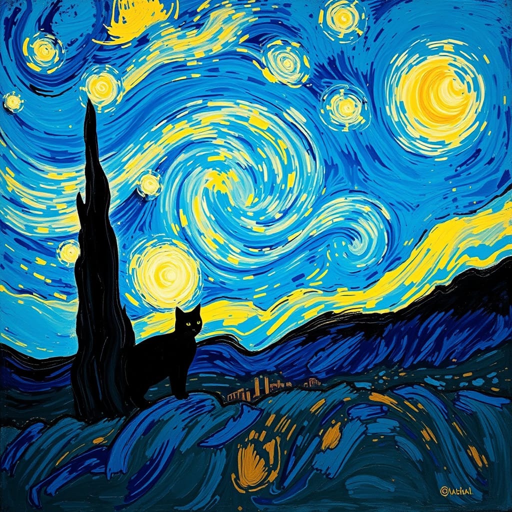 Van Gogh Puzzle: The Mystery of the Black Cat January Story Part&nbsp;4